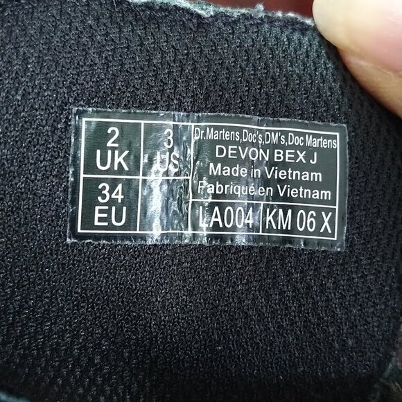 Dr.Martens Devon Bex J Boots Shoes Star Buckles Size 13 US zipper - Picture 5 of 5